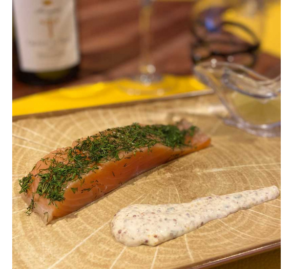 Saumon gravlax pour le 24/12